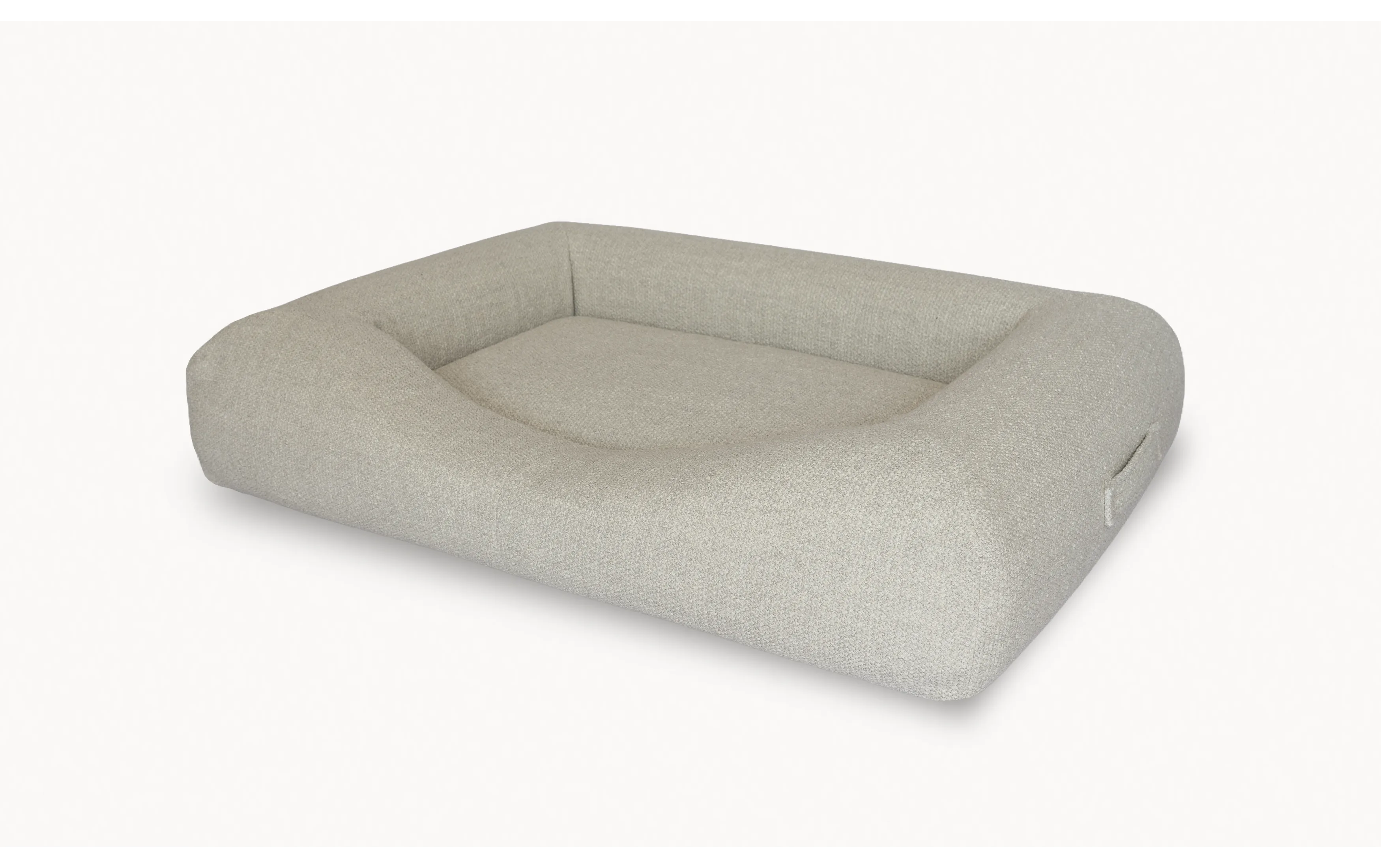 CONRAD Bed fabric cover - Medium   Bouclé / White poodle Amouri