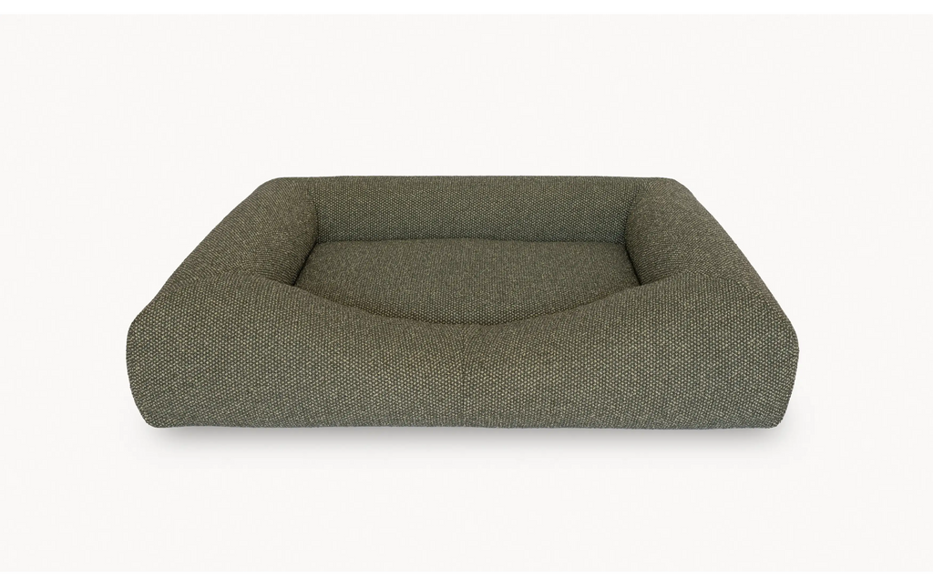 CONRAD Bed without frame - Medium   Bouclé / Forest frenchy Amouri