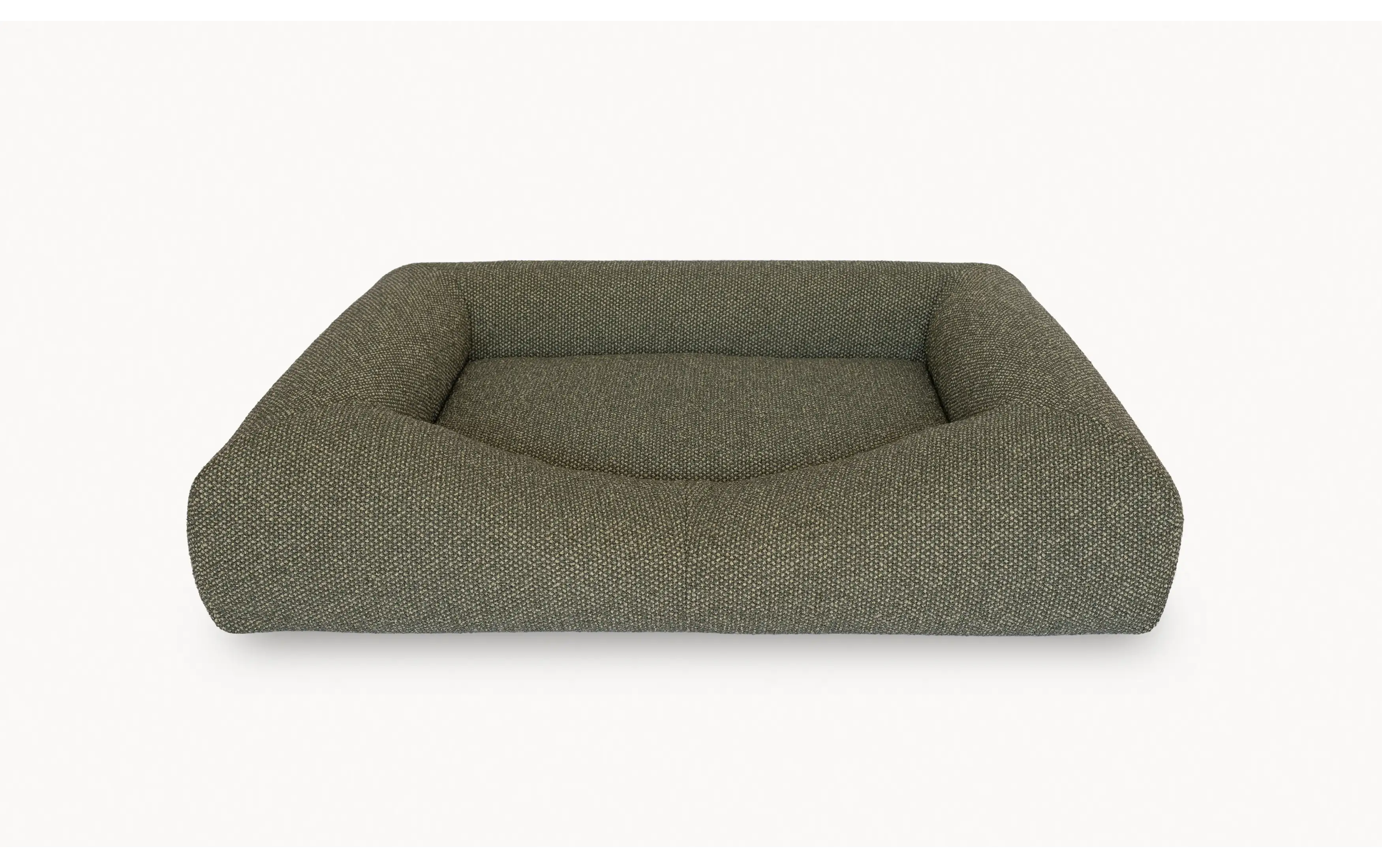 CONRAD Bed without frame - Medium   Bouclé / Forest frenchy Amouri