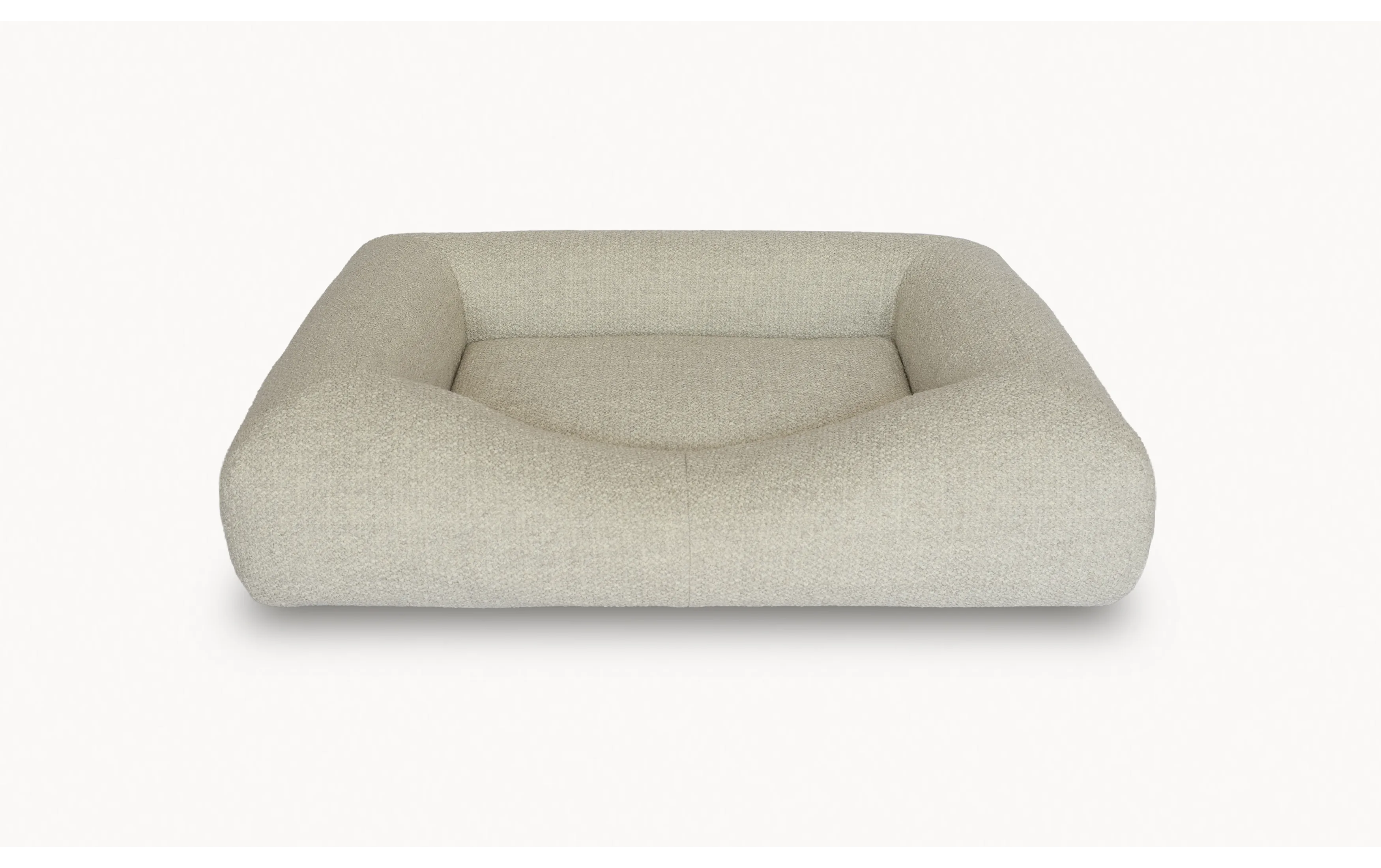CONRAD Bed without frame - Small   Bouclé / White poodle Amouri