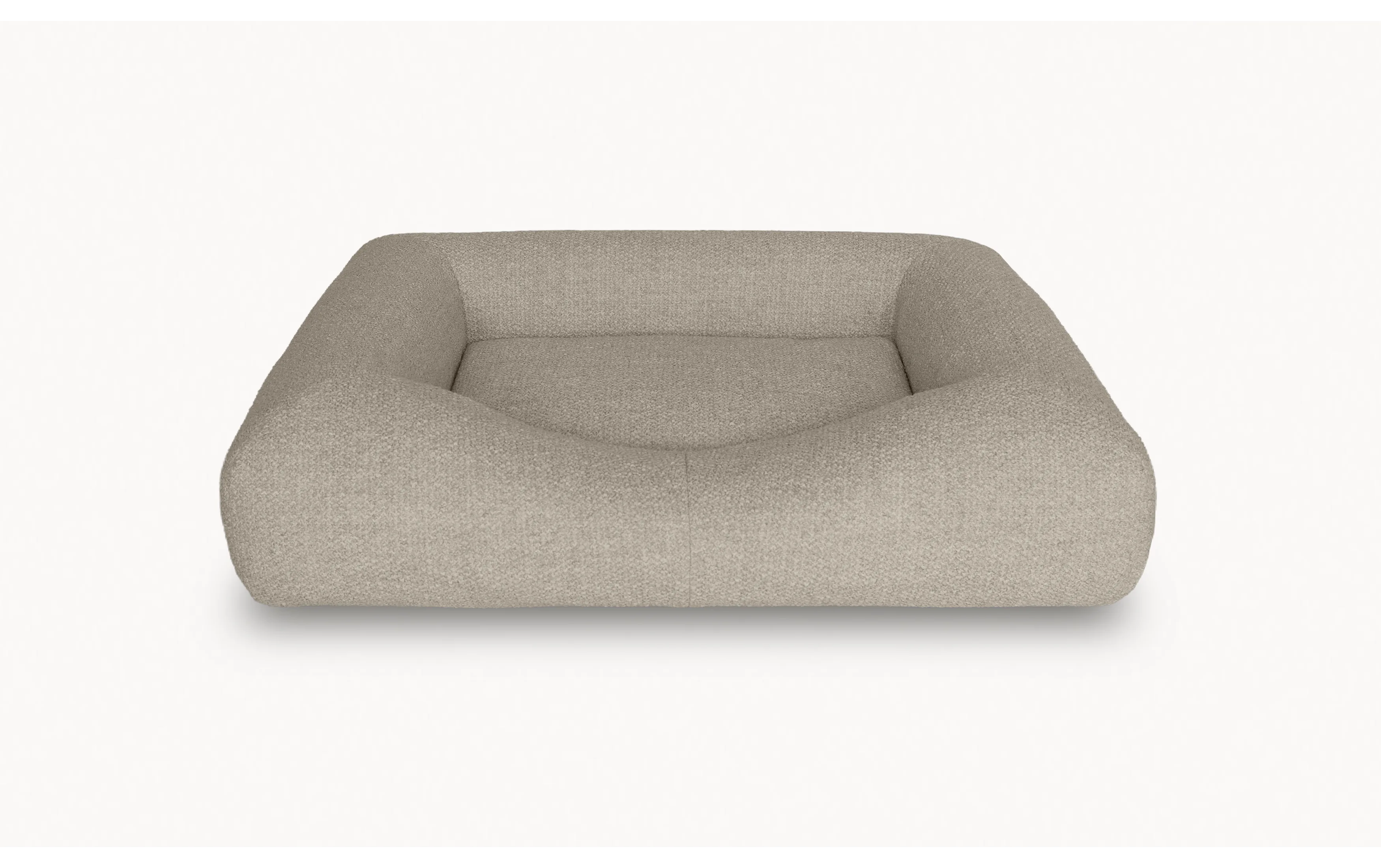 CONRAD Bed without frame - Small   Bouclé / Dusty Dachshound Amouri