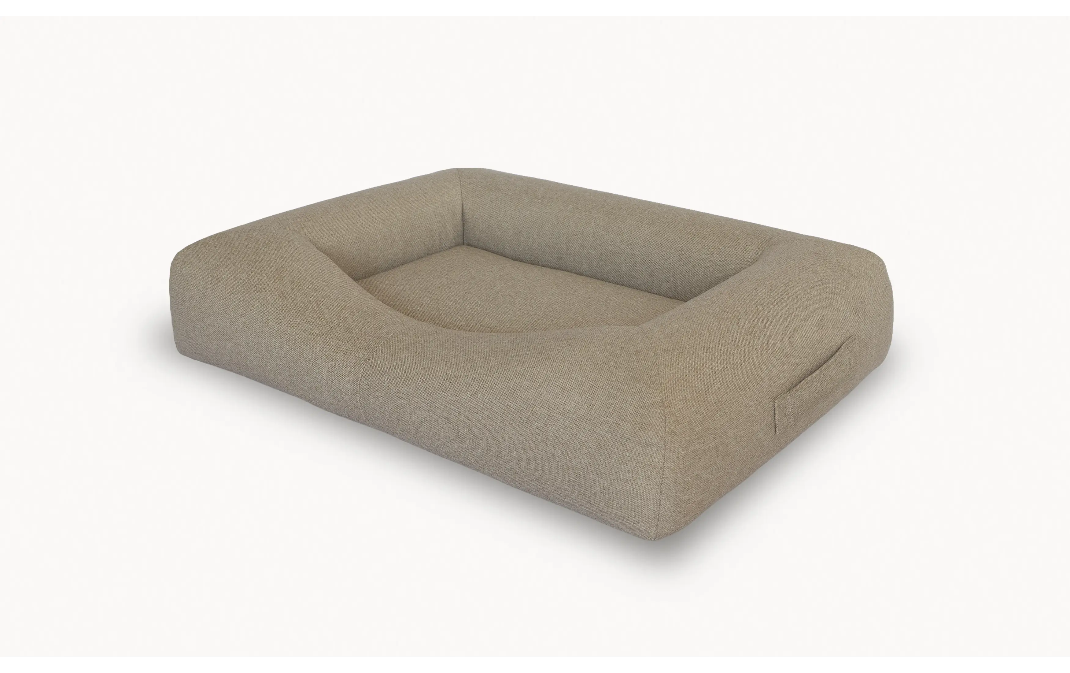 CONRAD Bed fabric cover - Small   Flat woven / Beige Bernard Amouri